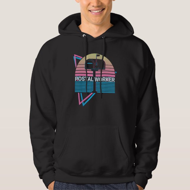Postal Worker Postal Worker Postal Service Postman Hoodie (Front)