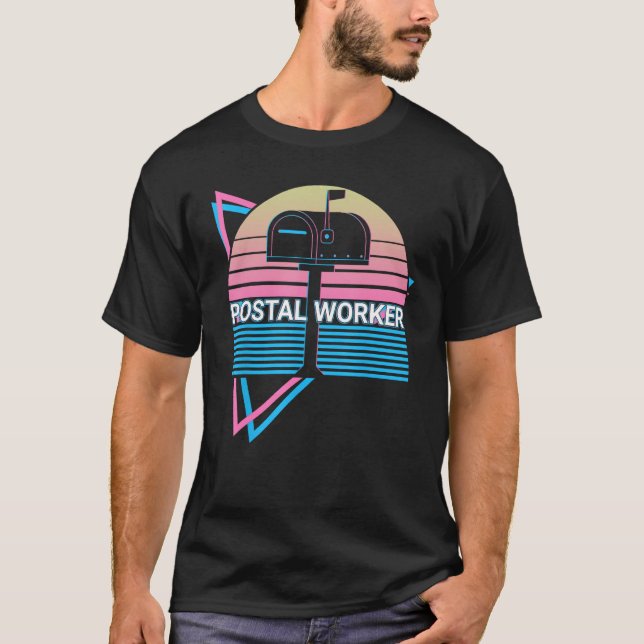 Postal Worker Postal Worker Postal Service Postman T-Shirt (Front)