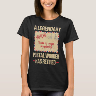 Postal Worker Retired 2022 Postman Retirement Carr T-Shirt