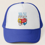 Postal Worker Retirement Mailman I'm Retired Funny Trucker Hat<br><div class="desc">Cute and funny retirement mailman parting gift for the postal worker who has retired after a long service delivering all those mails in all sorts of weather conditions

Great gift idea to remember you by</div>
