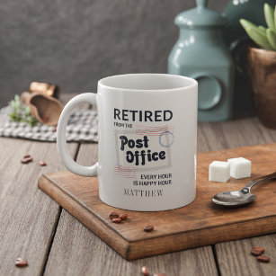 Postal Worker Retirement Mailman Personalised Large Coffee Mug