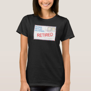 Postal Worker Retirement Postman Retired Mailman   T-Shirt