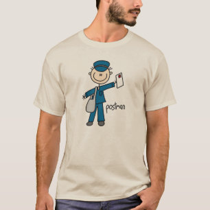Postal Worker Stick Figure T-Shirt