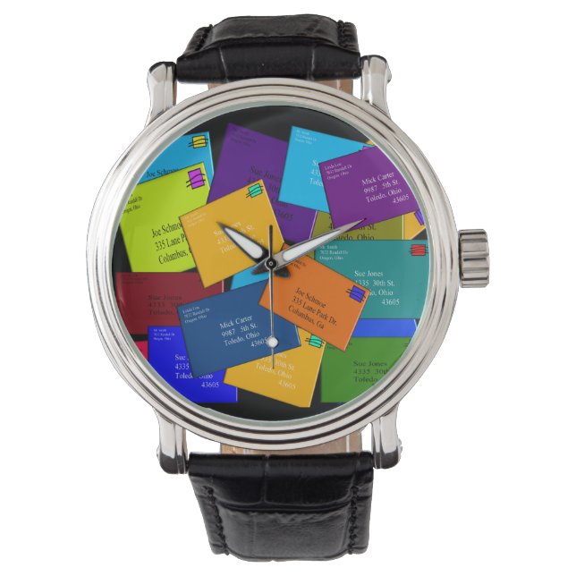Postal Worker Watch Letters Design (Front)