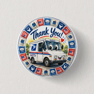 Postal Workers Appreciation 3 Cm Round Badge