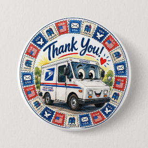 Postal Workers Appreciation 7.5 Cm Round Badge