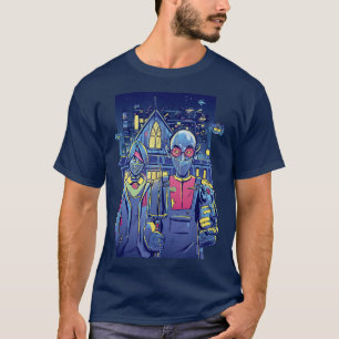 Postapocaliptic farmers cyborg eyes T-Shirt