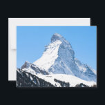 Postcard<br><div class="desc">During my solo trip to Switzerland,  I got to experience stepping off the train in Zermatt,  Switzerland,  and walking out the train station to see the famous Matterhorn towering beside the town. It's a truly majestic and unreal sight to see this mountain in person.</div>