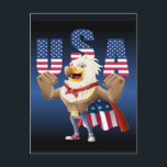 Postcard<br><div class="desc">Happy July 4th Eagle</div>