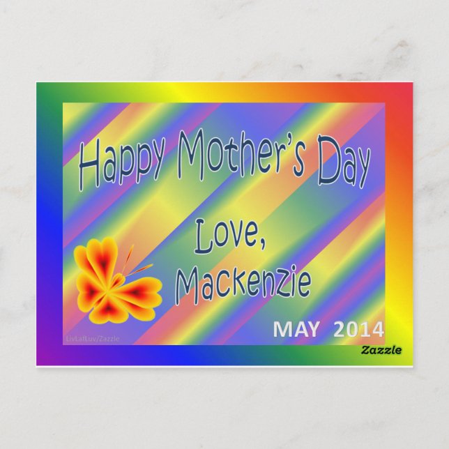 POSTCARD 14.05.03.18.MOTHERS DAY (Back)