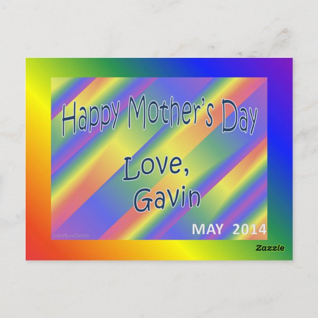 POSTCARD 14.05.12.MOTHERS DAY (Back)