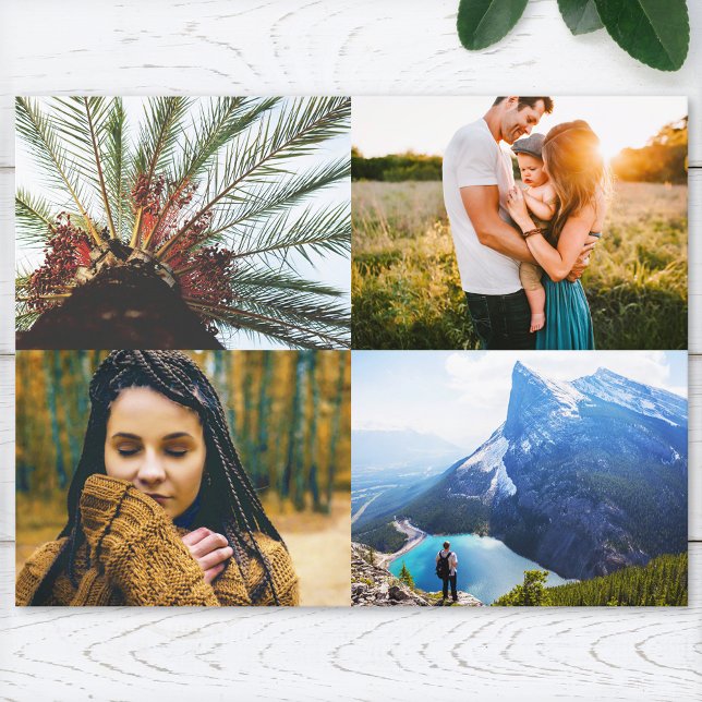 Postcard 4 Photo Edge Print Template (Creator Uploaded)