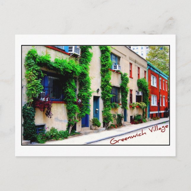 Postcard 5 - Greenwich Village, NYC (Front)