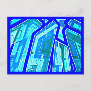 Postcard-Abstract/Misc-Graffiti Gallery 24 Postcard