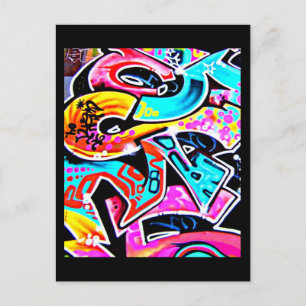 Postcard-Abstract/Misc-Graffiti Gallery 7 Postcard
