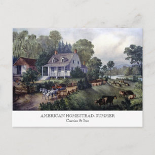 Postcard - AMERICAN HOMESTEAD: Summer