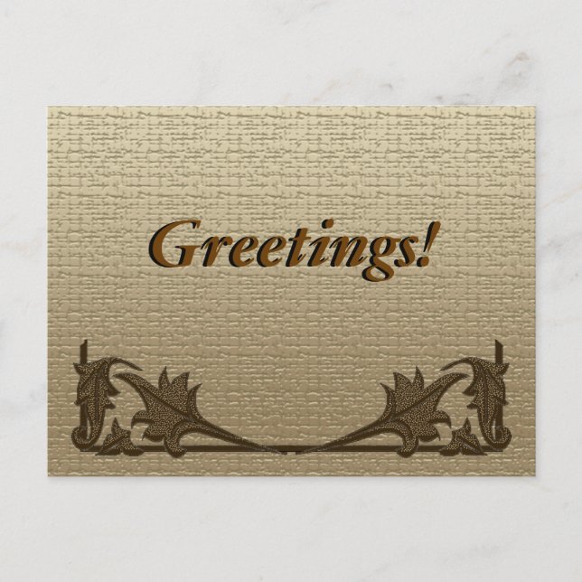 Postcard - Angle Irons and Linen (Front)