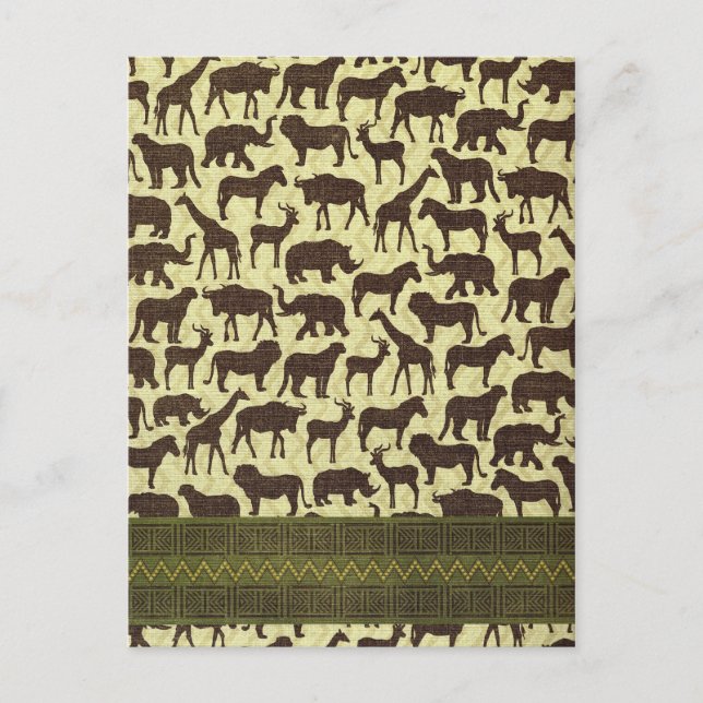 Postcard Animals of Africa (Front)