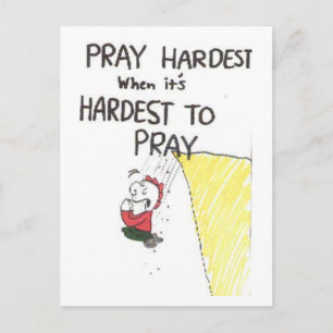 Postcard, animated with funny church sayings postcard
