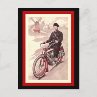 Postcard Around The World Tour M-M Motorcycle