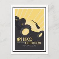Postcard - Art Deco Design Museum Exhibition
