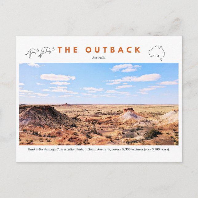 Postcard Australia The Outback  (Front)