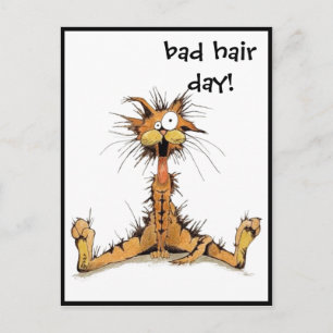 Postcard - Bad Hair Day!
