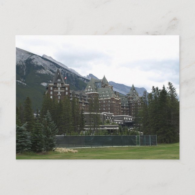 Postcard Banff Springs Hotel, Alberta, Canada (Front)