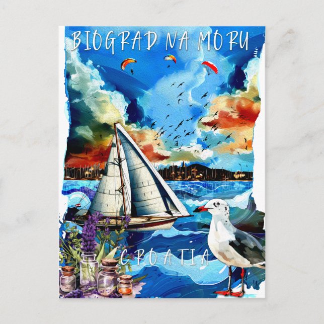 Postcard - Biograd na Moru (Front)
