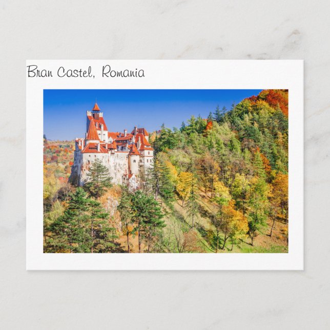 Postcard Bran castle Romania (Front)