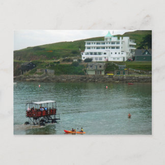 Postcard Burgh Island Hotel, Devon, England
