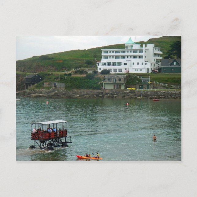 Postcard Burgh Island Hotel, Devon, England (Front)