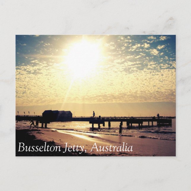 Postcard Busselton Australia (Front)
