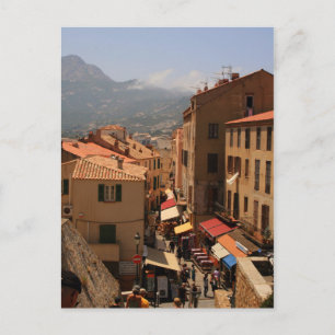 Postcard Calvi Town, Corsica Island, France
