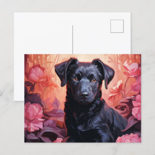 Postcard Canine Brilliance in Gardens