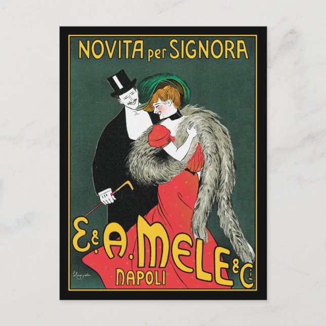 Postcard:  Cappiello Advertising Art Postcard (Front)