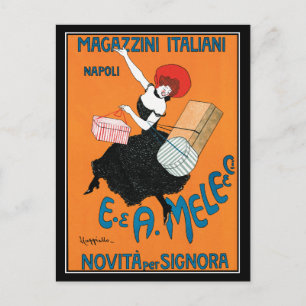 Postcard: Cappiello - Vintage - Magazzini Italiani Postcard