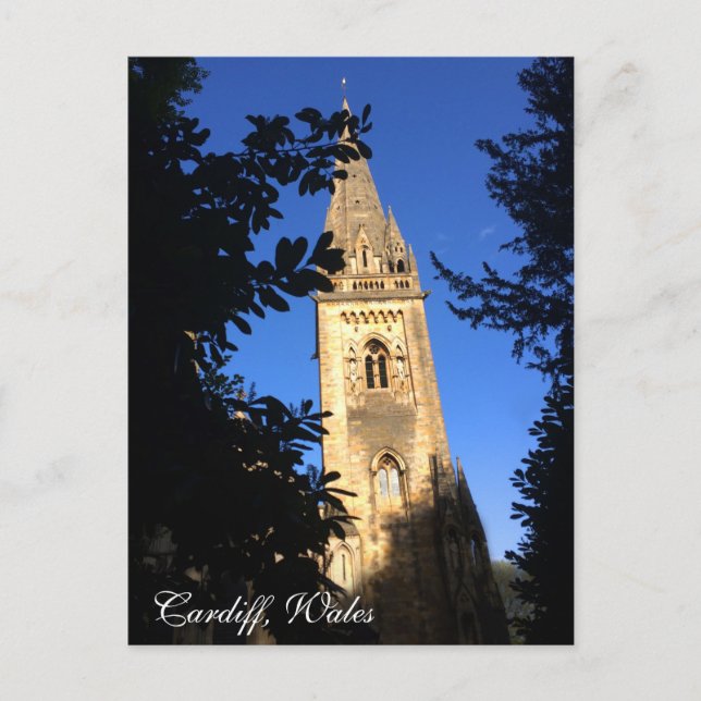 Postcard - Cardiff, Wales, Llandaff Cathedral (Front)