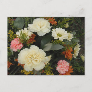 Postcard Carnation Bouquet