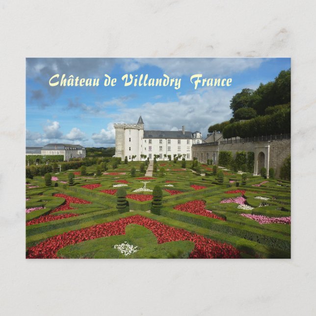 POSTCARD - Château de Villandry France (Front)