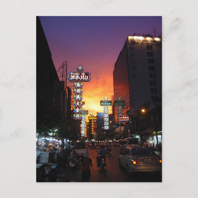 Postcard Chinatown, Bangkok, Thailand (Front)