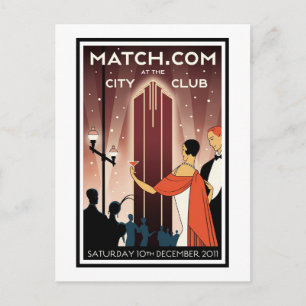 Postcard - City Club Art Deco. Collectable.