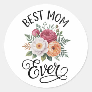 Postcard Classic Round Sticker
