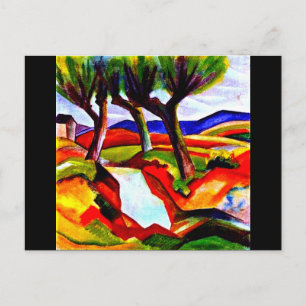 Postcard-Classic/Vintage Art-August Macke 11 Postcard
