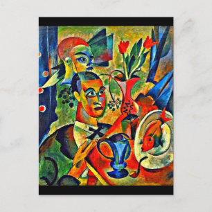 Postcard-Classic/Vintage Art-August Macke 15 Postcard