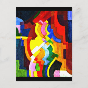 Postcard-Classic/Vintage Art-August Macke 9 Postcard