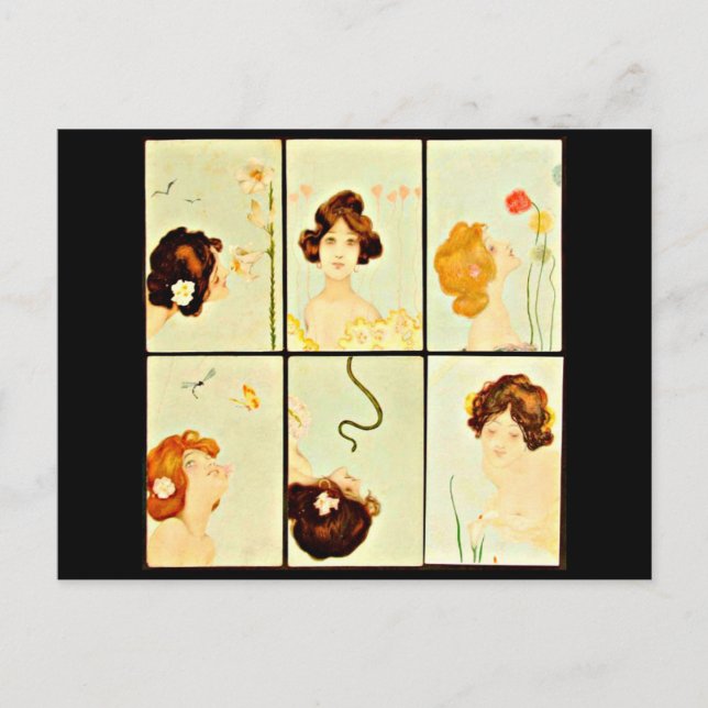 Postcard-Classic/Vintage-Raphael Kirchner 40 Postcard (Front)