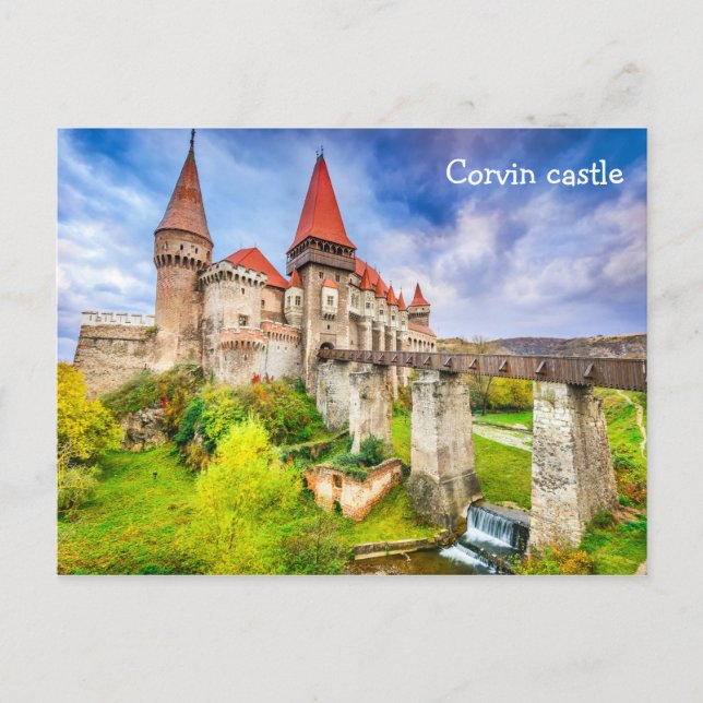 Postcard  Corvin castle (Front)