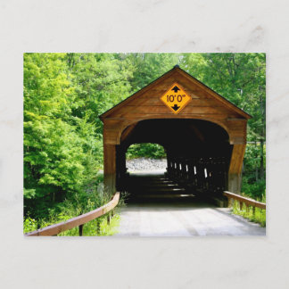 Postcard Covered Bridge New Hampshire