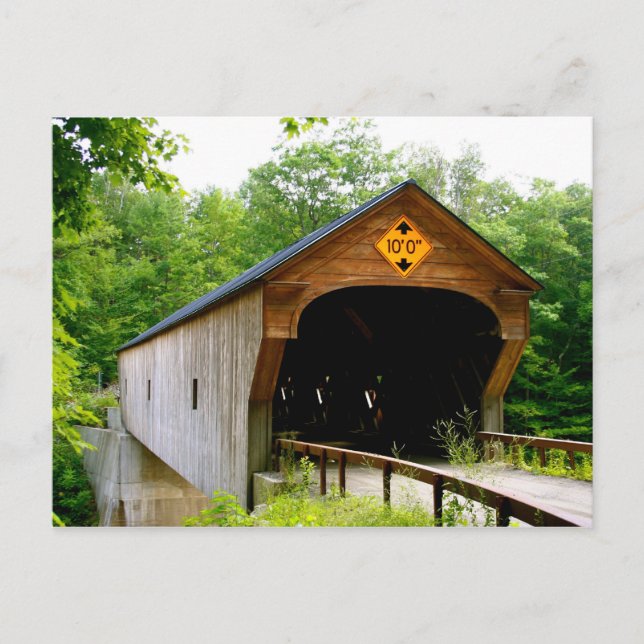 Postcard Covered Bridge New Hampshire (Front)